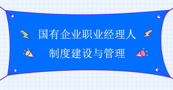 國有企業(yè)職業(yè)經(jīng)理人制度建設(shè)與管理